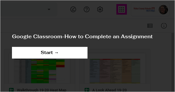 how to complete an assignment in google classroom