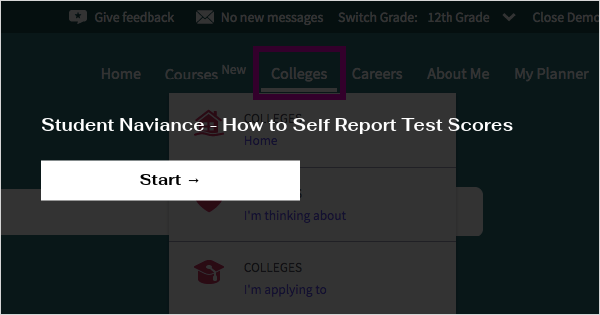 student-naviance-how-to-self-report-test-scores