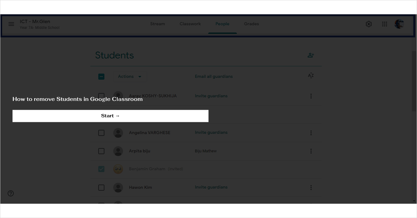 remove google classroom assignments from calendar