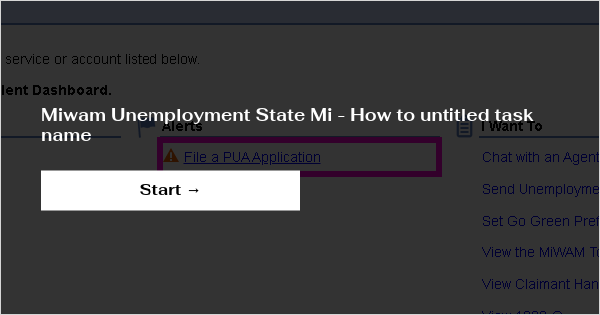 Miwam Unemployment State Mi How To Untitled Task Name