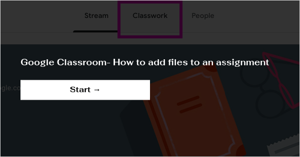 how to add screenshot to google classroom assignment