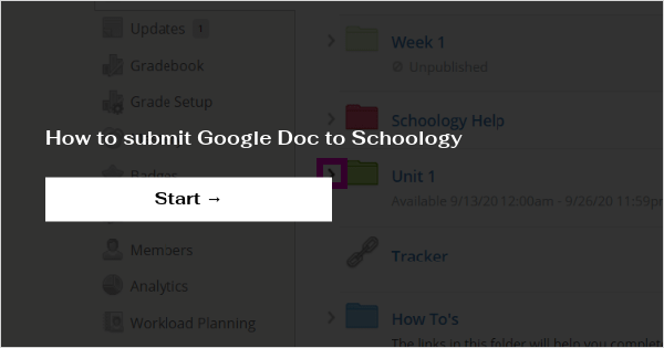 how to make a google form an assignment in schoology