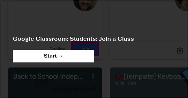 Student Joins Google Classroom via Google Classroom 