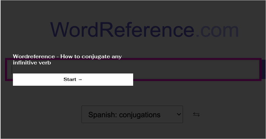 wordreference-how-to-conjugate-any-infinitive-verb