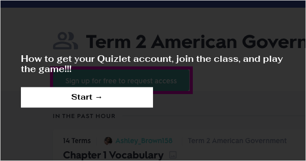 create a free quizlet account