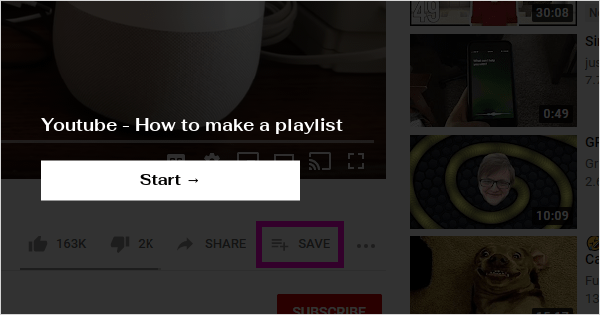 Youtube - How to make a playlist