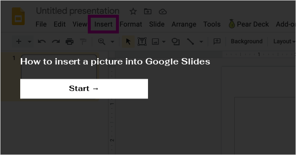 How To Upload A Picture Into Google Slides