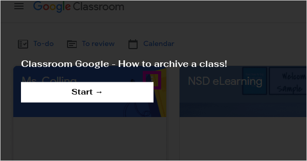 how to archive assignment in google classroom