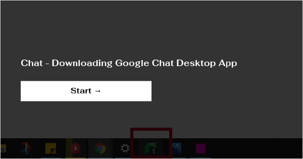 Chat - Downloading Google Chat Desktop App