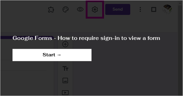 How to create a Google form that doesn't require sign-in to fill