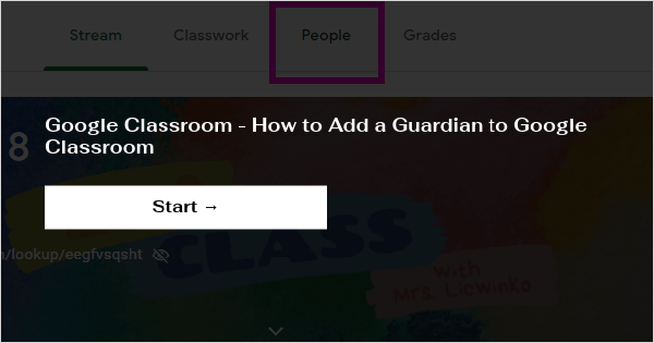 Google Classroom - How to Add a Guardian to Google Classroom