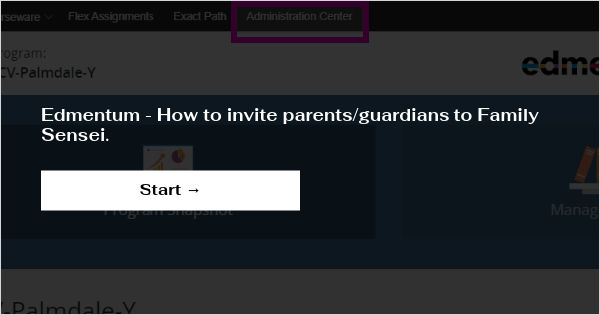 Edmentum - How to invite parents/guardians to Family Sensei.