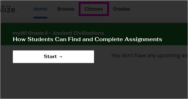 find assignments