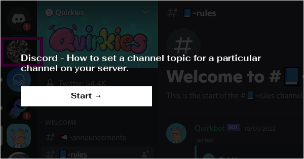 how to make discussion channel discord