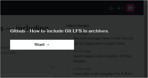 apk add git lfs