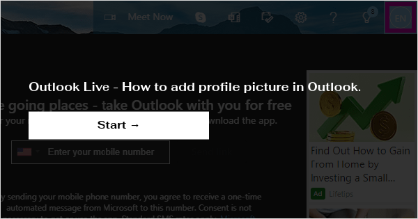 Outlook Live How To Add Profile Picture In Outlook 2584