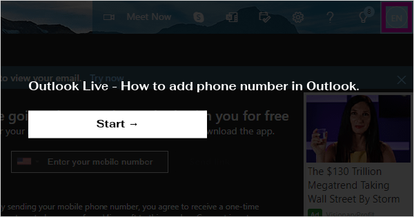 how to add phone number in microsoft outlook