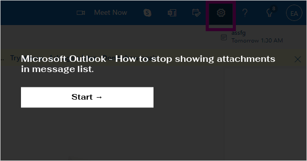 Microsoft Outlook How To Stop Showing Attachments In Message List 