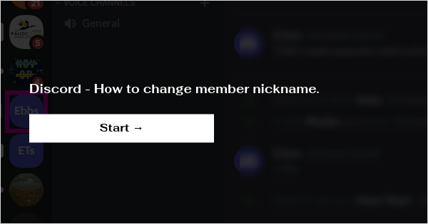 How to Set a Nickname in Discord
