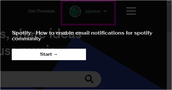 how to change my spotify email on the app