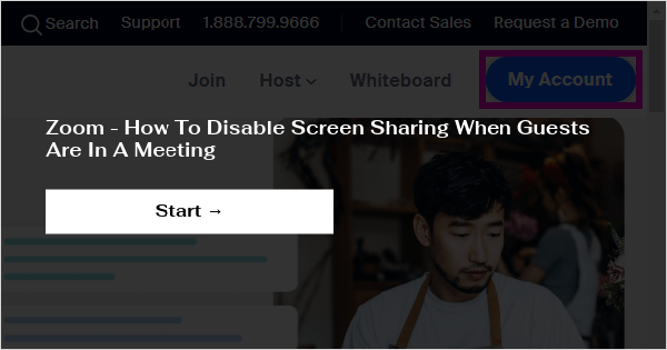 how to allow screen sharing in zoom meeting