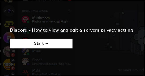 Privacy on Discord 