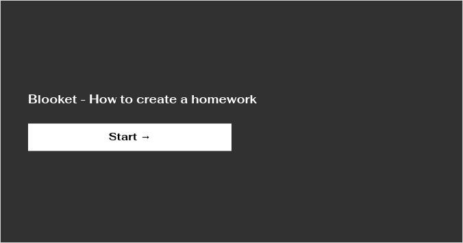 how to create homework on blooket