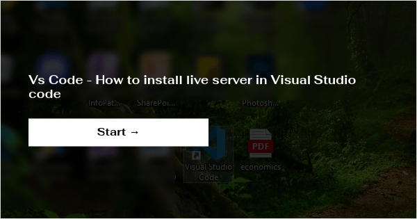 vs-code-how-to-install-live-server-in-visual-studio-code