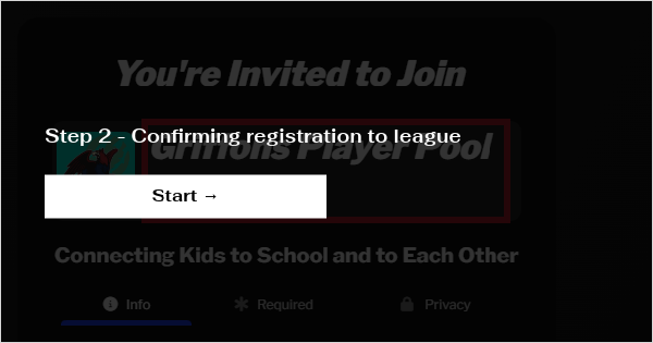 create new account league