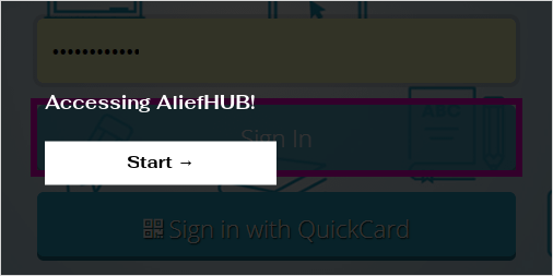 Accessing AliefHUB 