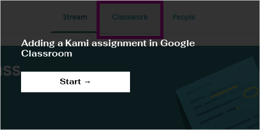 how to assign a kami assignment on google classroom