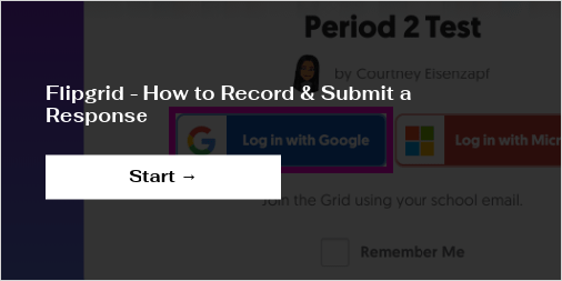 how to submit an assignment on flipgrid