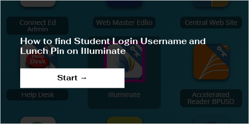 How To Find Student Login Username And Lunch Pin On Illuminate