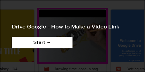 How To Make Video Link On Google Drive