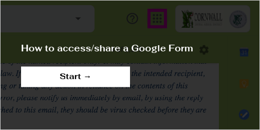 how to share google form link outside organization