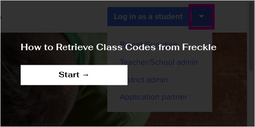 How to Retrieve Class Codes from Freckle