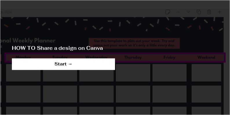 share a canva presentation