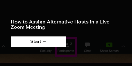 how to add alternative host on zoom before meeting