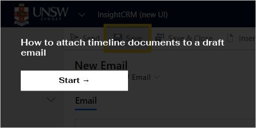 Emails add detail as timeline forms