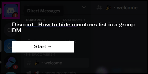 how to hide someone's message in discord