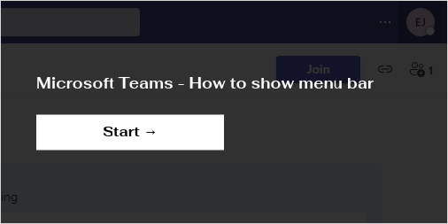 teams presentation toolbar