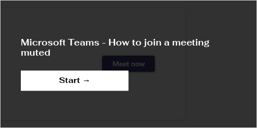 teams join call muted